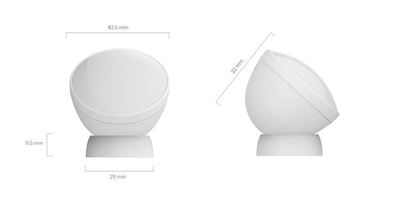 Detektor pohybu EZVIZ PIR Sensor T1C, Detektor, pohybu, EZVIZ, PIR, Sensor, T1C