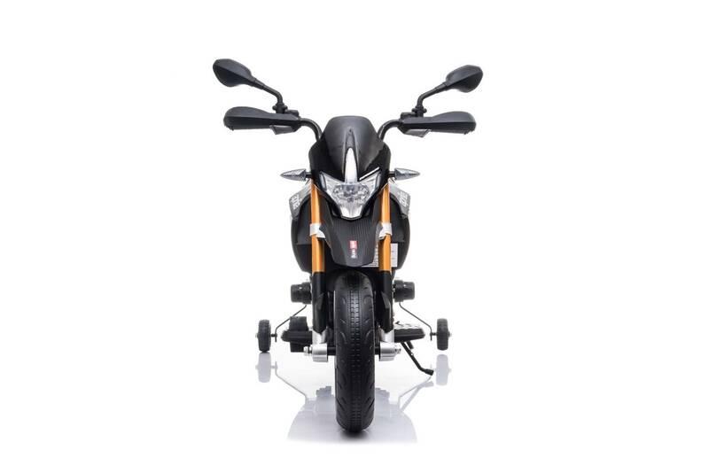 Elektrická motorka Beneo Aprilia Dorsoduro 900 sivá