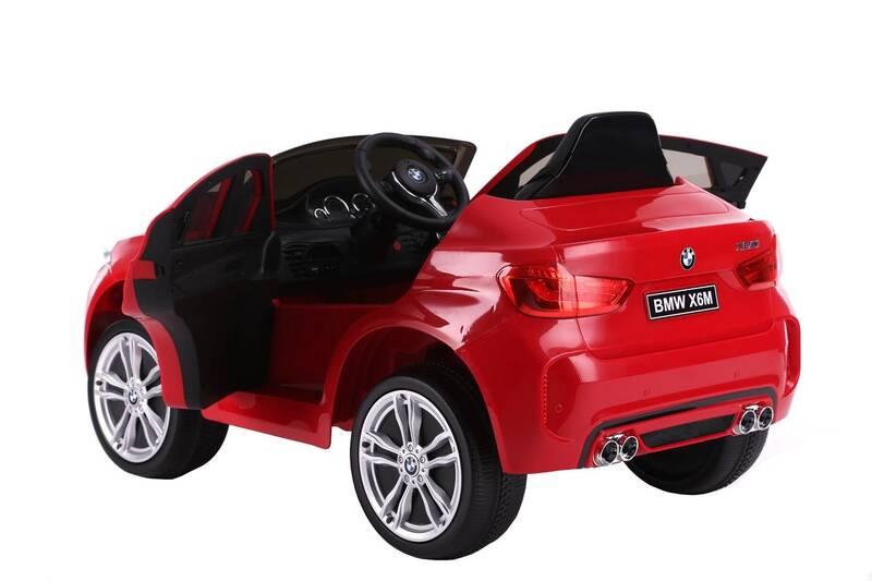 Elektrické autíčko Beneo BMW X6M NEW červené