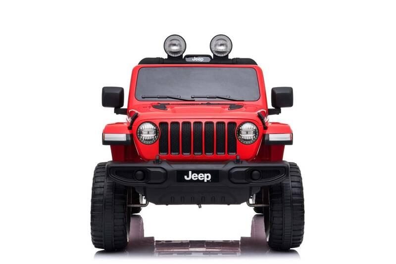 Elektrické autíčko Beneo Jeep Wrangler Rubicon červené