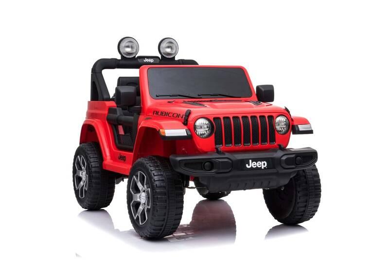 Elektrické autíčko Beneo Jeep Wrangler Rubicon červené, Elektrické, autíčko, Beneo, Jeep, Wrangler, Rubicon, červené