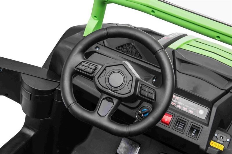 Elektrické autíčko Beneo UTV XXL 24V dvojmístné zelené