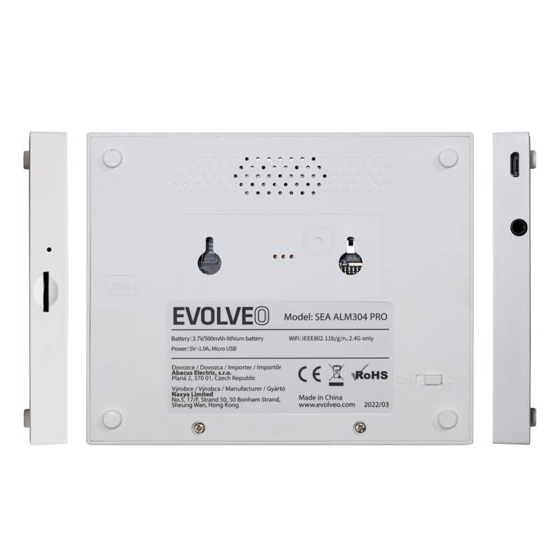 Kompletní sada Evolveo Alarmex Pro, chytrý bezdrátový Wi-Fi GSM alarm, Kompletní, sada, Evolveo, Alarmex, Pro, chytrý, bezdrátový, Wi-Fi, GSM, alarm