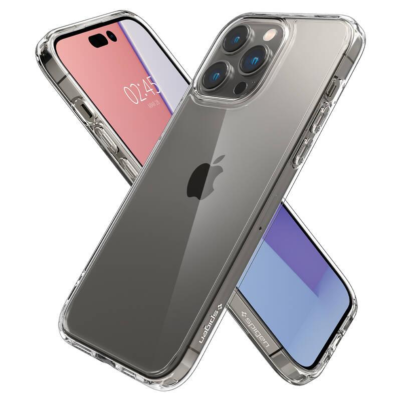 Kryt na mobil Spigen Crystal Hybrid na Apple iPhone 14 Pro průhledný