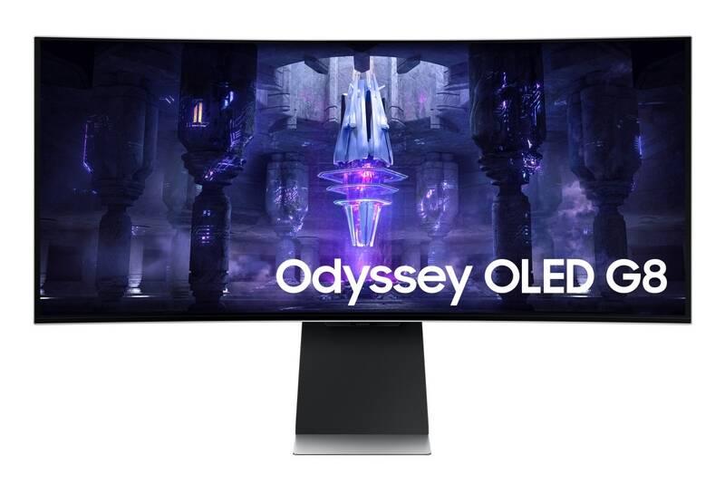 Monitor Samsung Odyssey OLED G8 G85SB stříbrný