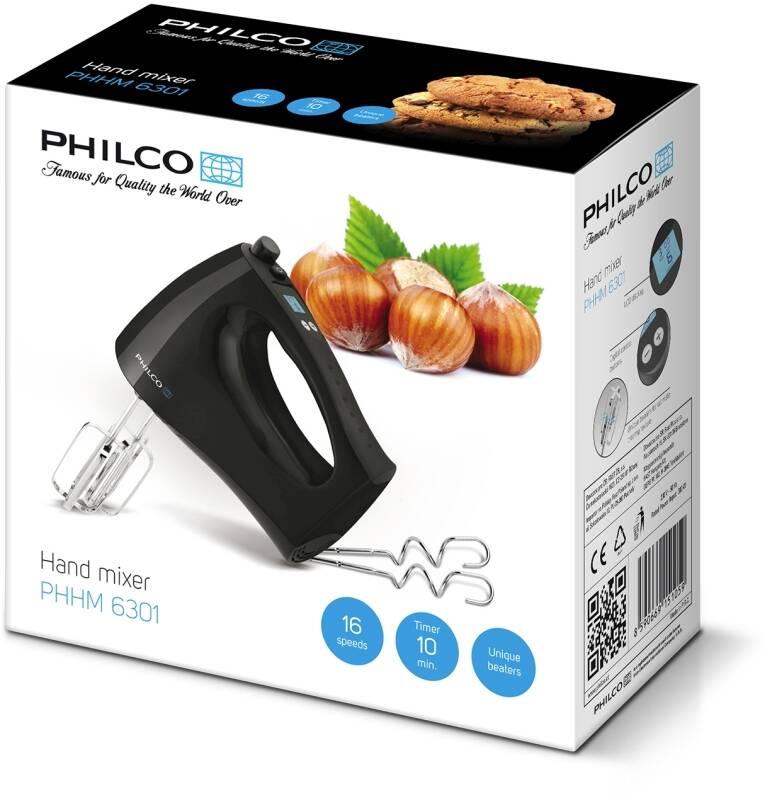 Ruční šlehač Philco PHHM 6301 černý