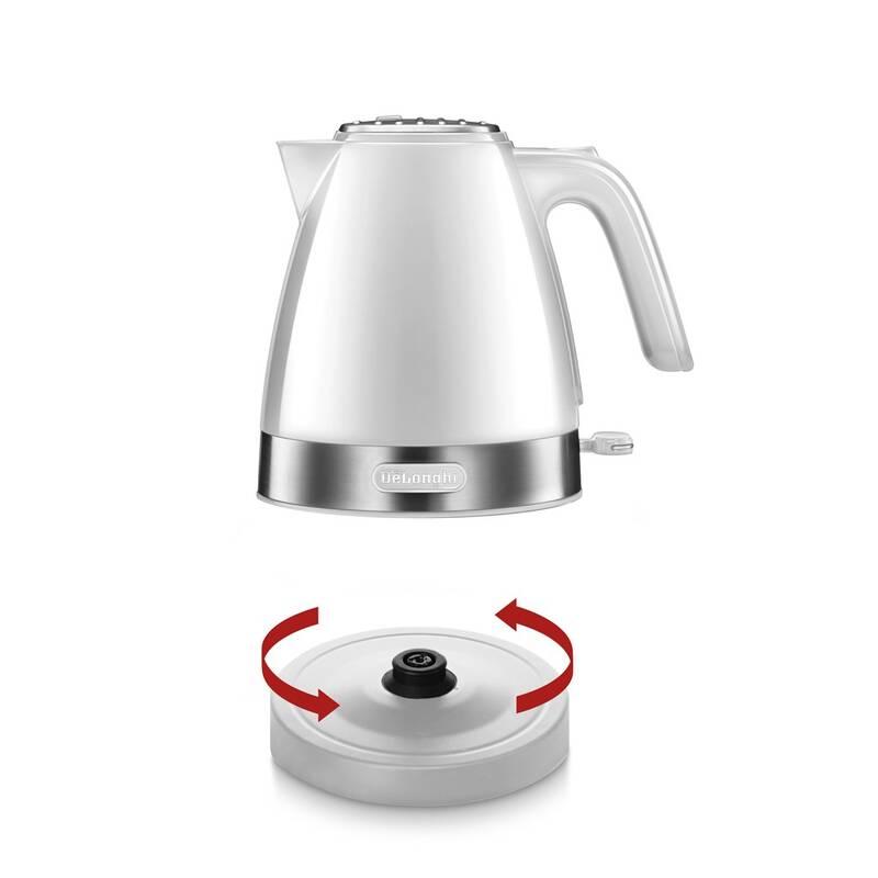 Rychlovarná konvice DeLonghi Active line KBLA2000.W bílá