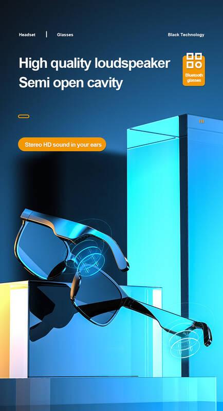 Sluchátka Helmer SG 13 chytré brýle černá