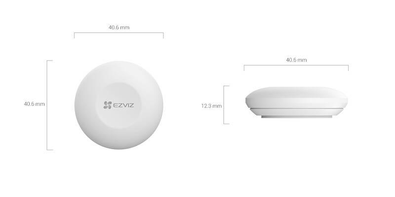 Tlačítko EZVIZ Smart Button T3C, Tlačítko, EZVIZ, Smart, Button, T3C