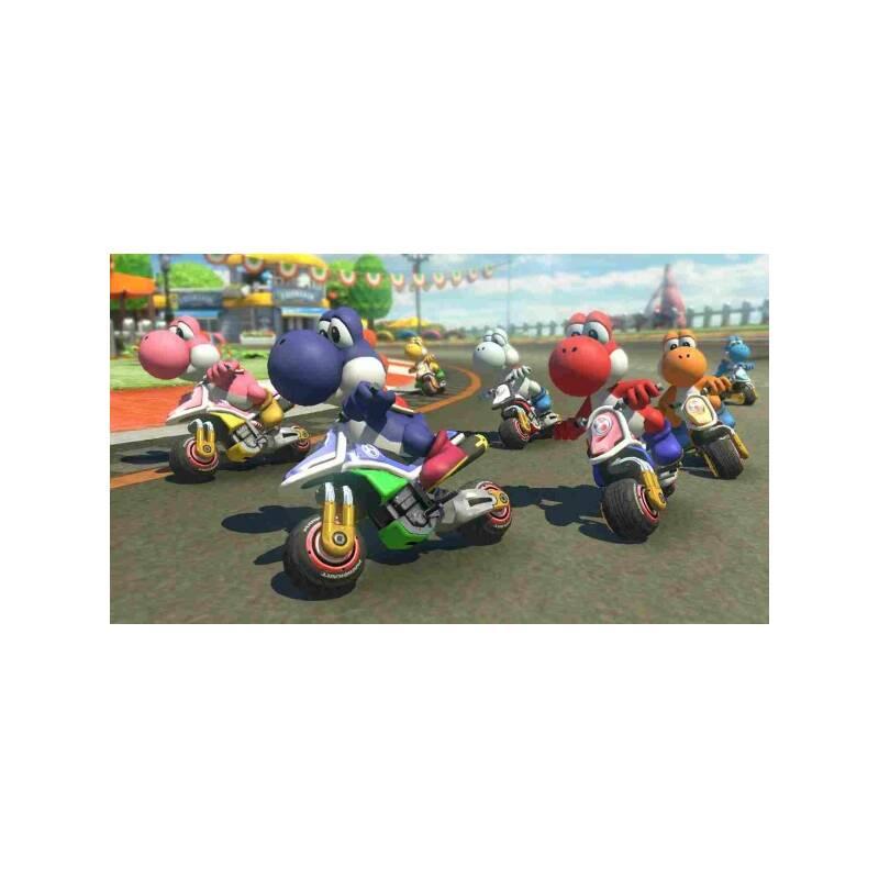 Herní konzole Nintendo SWITCH Mario Kart 8 Deluxe Bundle červená modrá