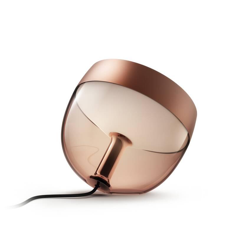 Stolní LED lampička Philips Hue Iris Copper Special Edition měděná