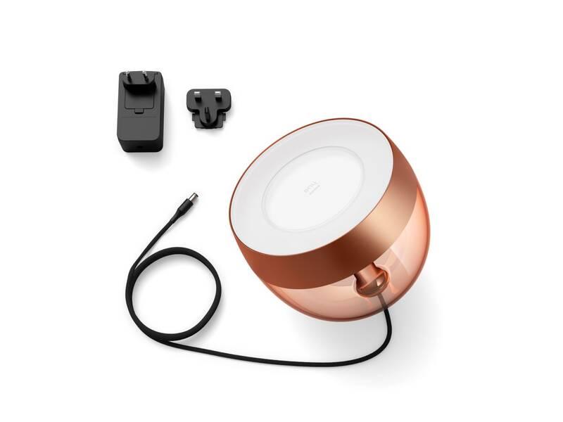Stolní LED lampička Philips Hue Iris Copper Special Edition měděná