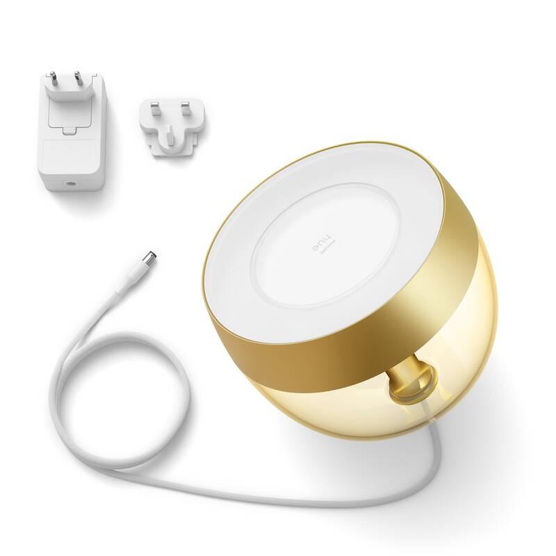 Stolní LED lampička Philips Hue Iris Gold Special Edition zlatá