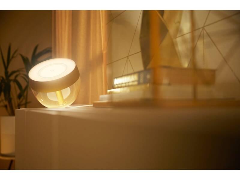Stolní LED lampička Philips Hue Iris Gold Special Edition zlatá