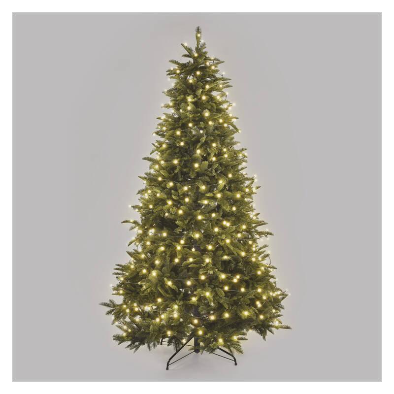 Vánoční osvětlení EMOS 480 LED cherry řetěz - kuličky, 48 m, venkovní i vnitřní, teplá bílá, časovač
