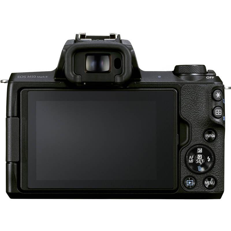 Digitální fotoaparát Canon EOS M50 Mark II černý, Digitální, fotoaparát, Canon, EOS, M50, Mark, II, černý