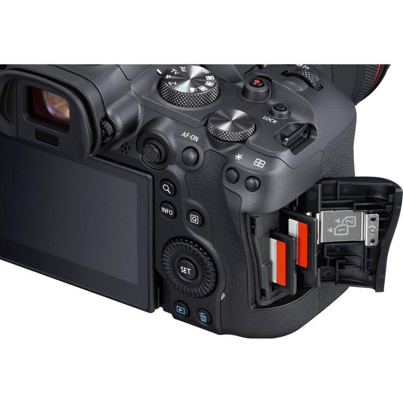Digitální fotoaparát Canon EOS R6 RF 24-105 mm f 4-7.1 IS STM černý, Digitální, fotoaparát, Canon, EOS, R6, RF, 24-105, mm, f, 4-7.1, IS, STM, černý