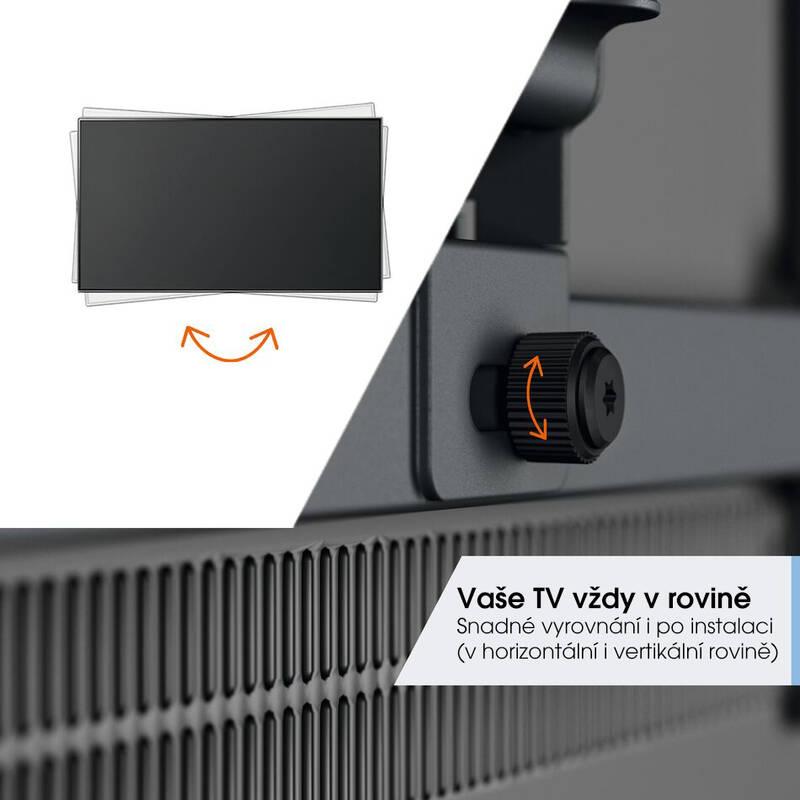 Držák TV Vogel’s TVM 3463 OLED TV polohovatelný, pro úhlopříčky 32" až 65", nosnost 25 kg černý