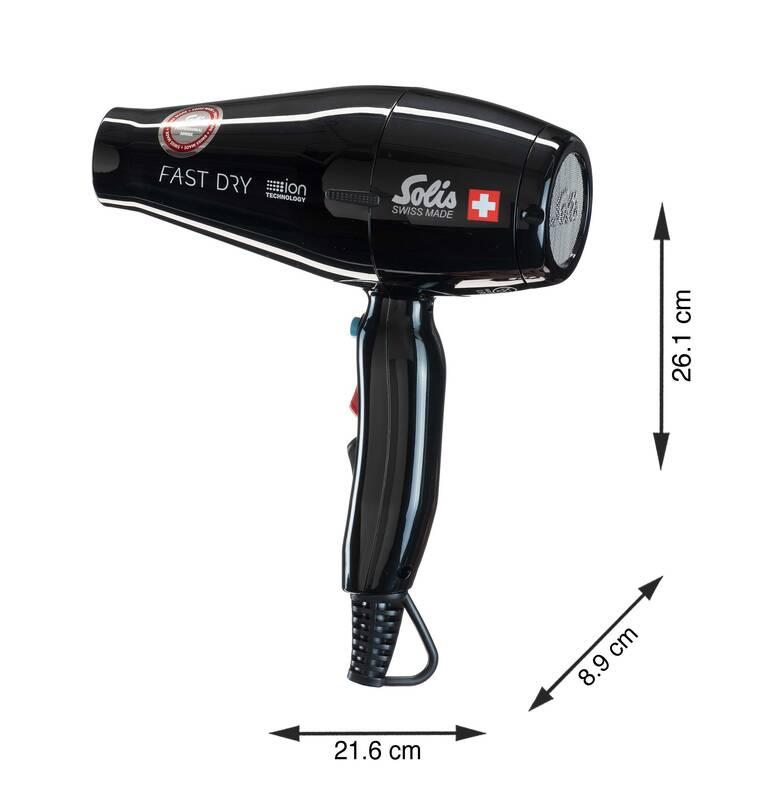 Fén Solis 969.05 Fast Dry černý