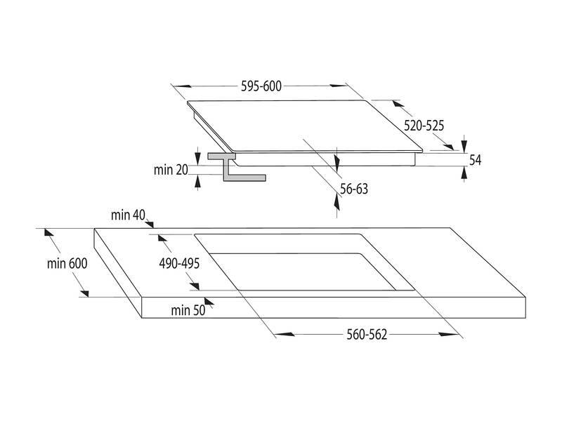 Indukční varná deska Mora VDIT 654 FF7 černá