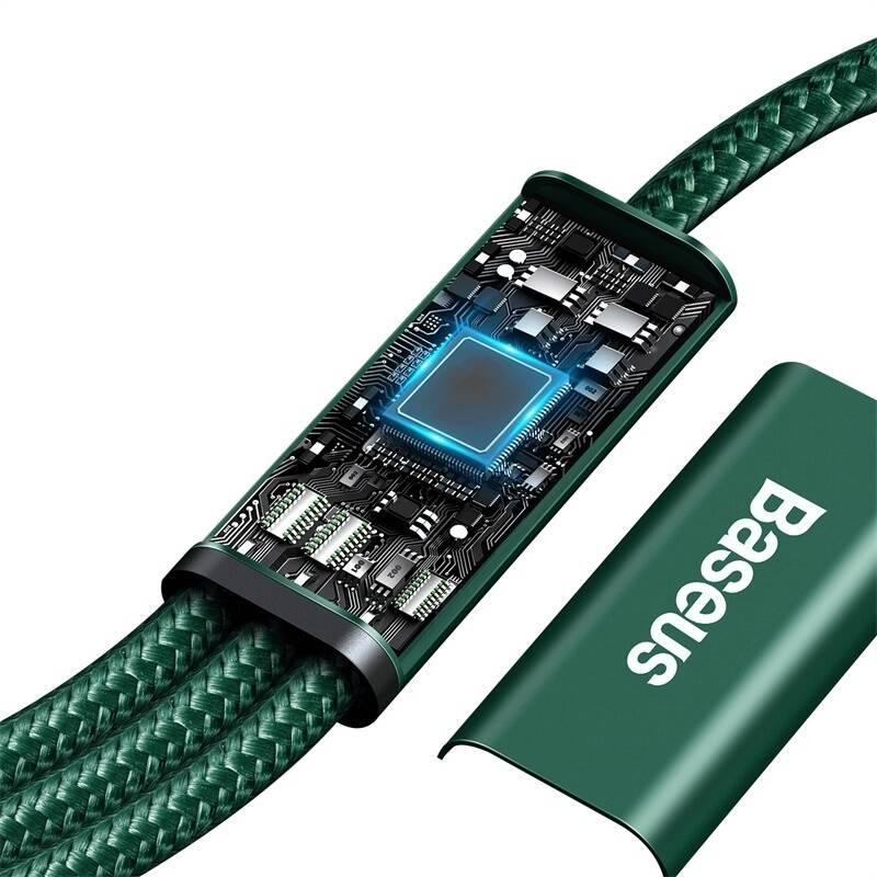 Kabel Baseus Rapid Series 3v1 USB-C PD 20W 1,5m zelený, Kabel, Baseus, Rapid, Series, 3v1, USB-C, PD, 20W, 1,5m, zelený
