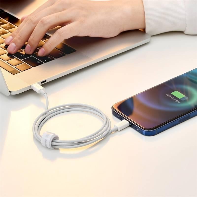 Kabel Baseus Superior Series USB-C Lightning 20W 1m bílý