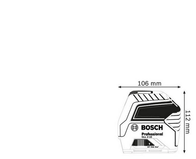 Křížový laser Bosch GLL 2-10