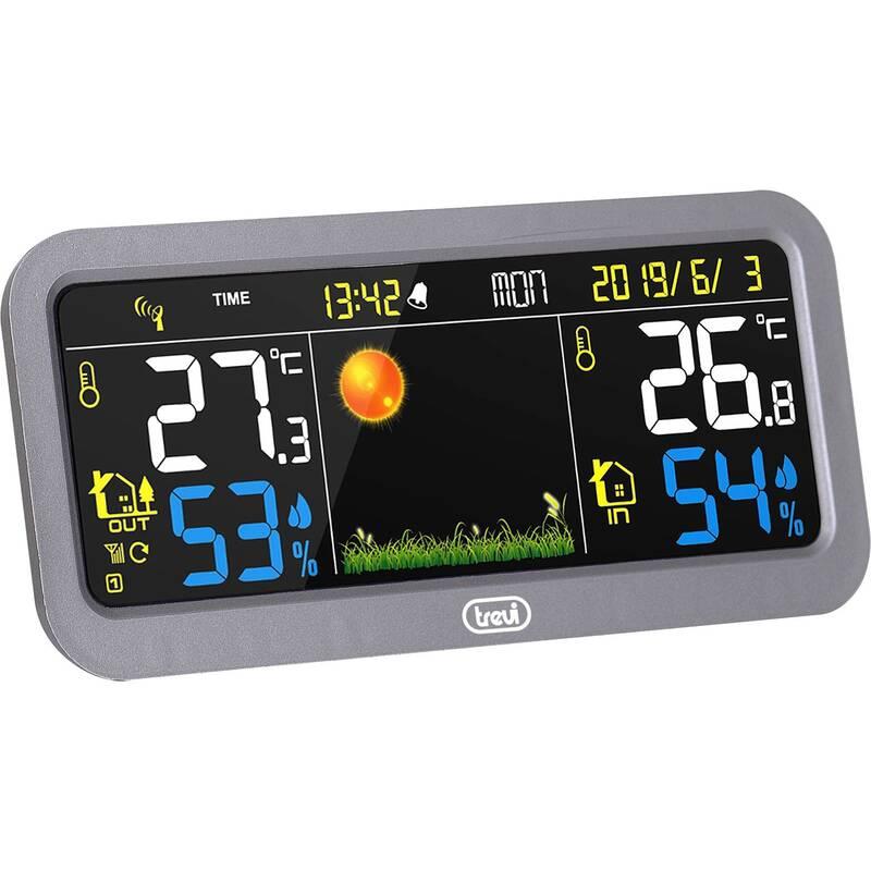 Meteorologická stanice Trevi ME 3P20 RC šedá