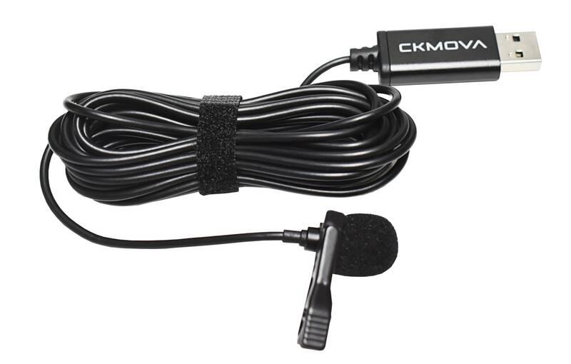 Mikrofon CKMova LUM4 USB Lavalier pro Windows Mac, USB-A