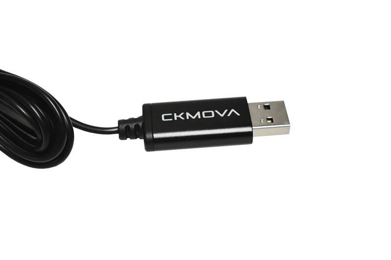 Mikrofon CKMova LUM4 USB Lavalier pro Windows Mac, USB-A