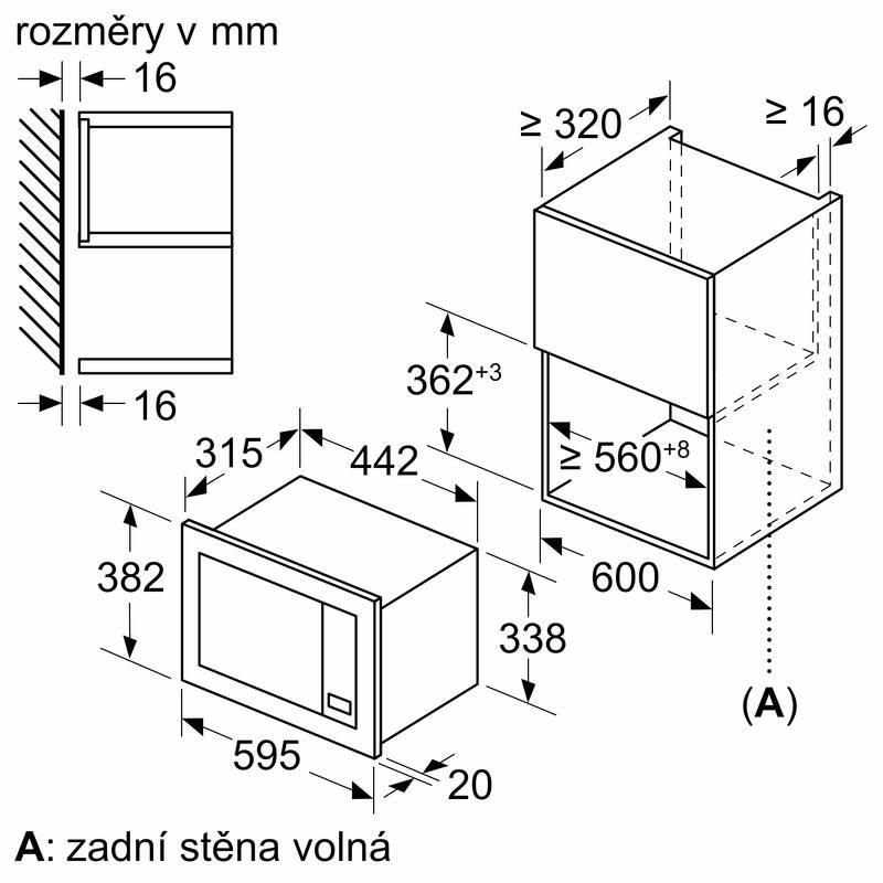 Mikrovlnná trouba Siemens iQ300 BE623LMB3 černá