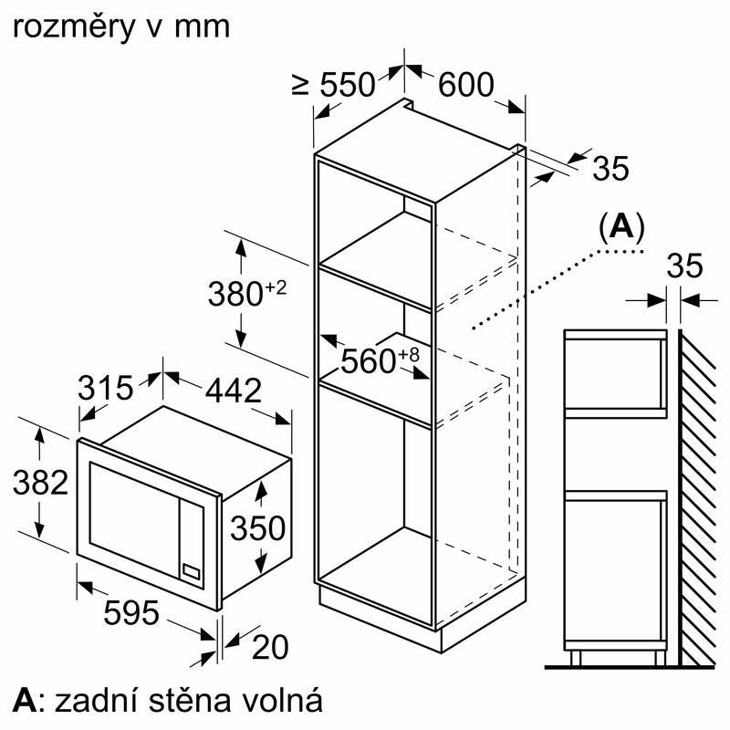 Mikrovlnná trouba Siemens iQ300 BE623LMB3 černá