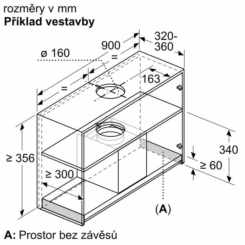 Odsavač par Bosch Serie 6 DBB97AM60 černý