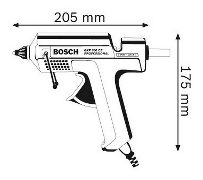 Pistole Bosch GKP 200 CE, 0601950703