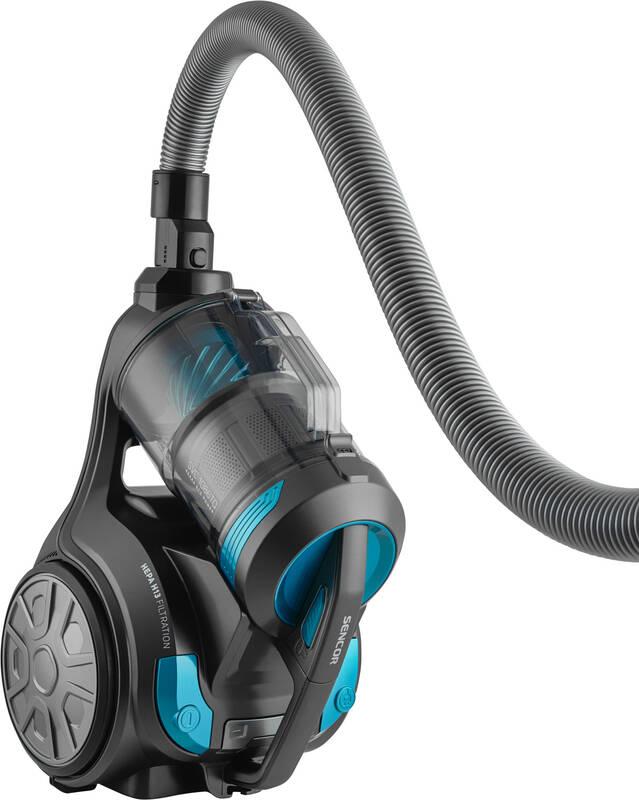 Podlahový vysavač Sencor SVC 1086TQ černý modrý