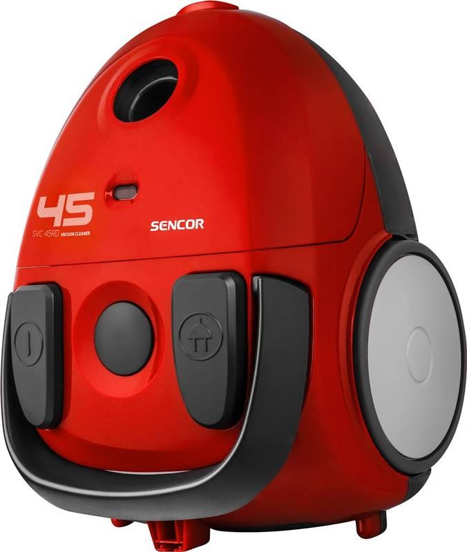 Podlahový vysavač Sencor SVC 45RD-EUE3 červený
