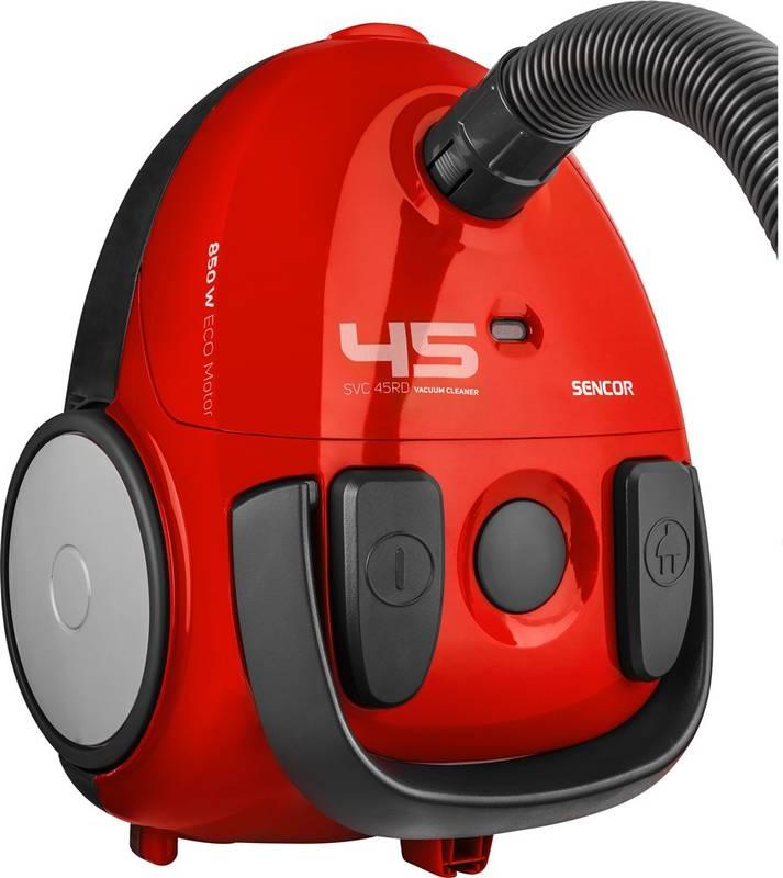 Podlahový vysavač Sencor SVC 45RD-EUE3 červený