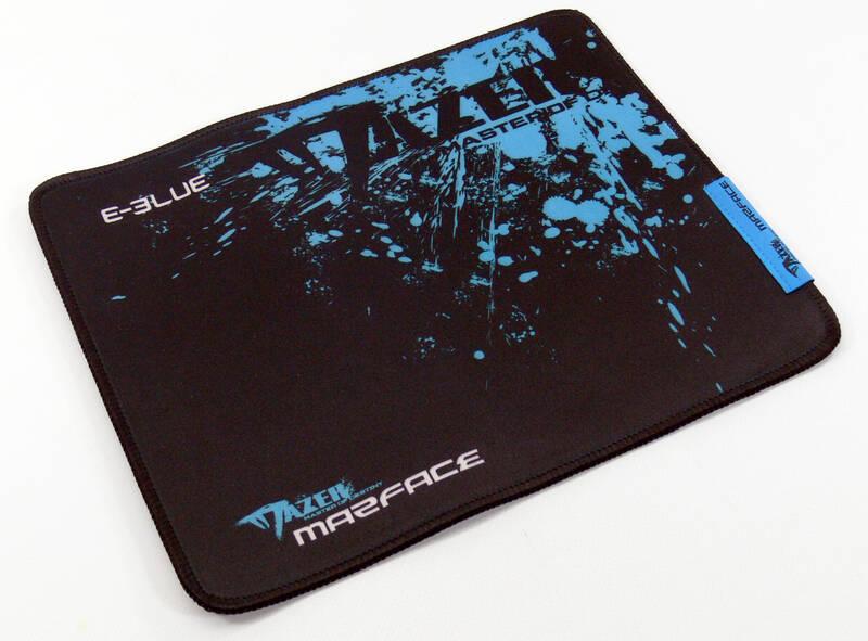 Podložka pod myš E-Blue Mazer Marface M -herní, černo-modrá černá modrá
