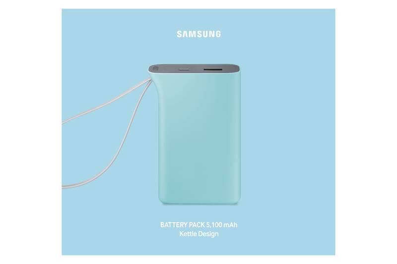 Powerbank Samsung Kettle 5100 mAh modrá