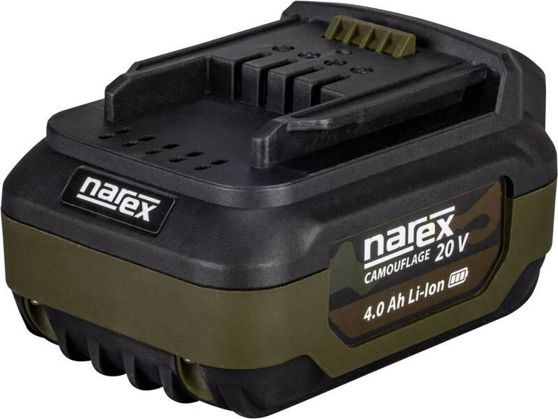 Set baterie a nabíječky Narex 2x20V 4,0Ah nabíječka