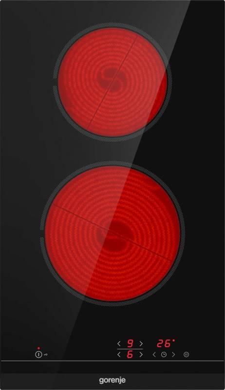 Sklokeramická varná deska Gorenje ECT321BCSC černá