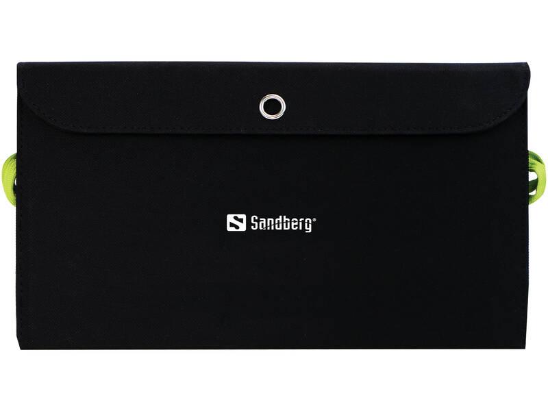 Solární panel Sandberg Solar Charger 21W 2xUSB USB-C černý