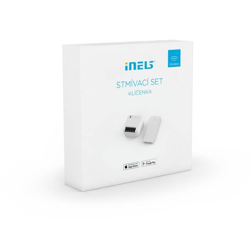 Stmívač INELS klíčenka, set bílý