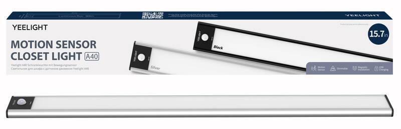 Svítidlo Yeelight Motion Sensor Closet Light A40 stříbrné