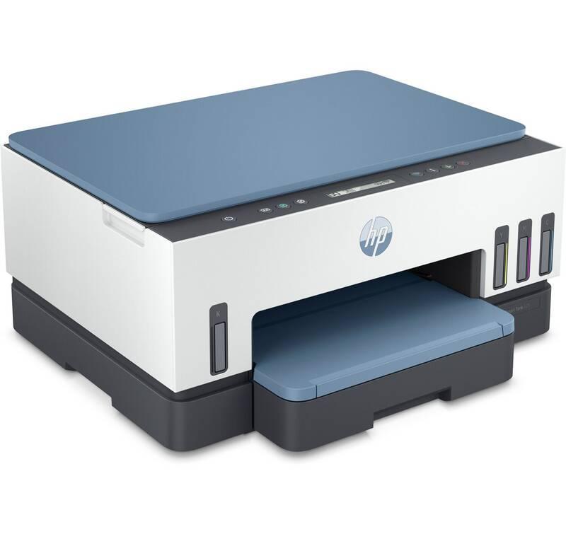 Tiskárna multifunkční HP Smart Tank 725 bílá modrá, Tiskárna, multifunkční, HP, Smart, Tank, 725, bílá, modrá