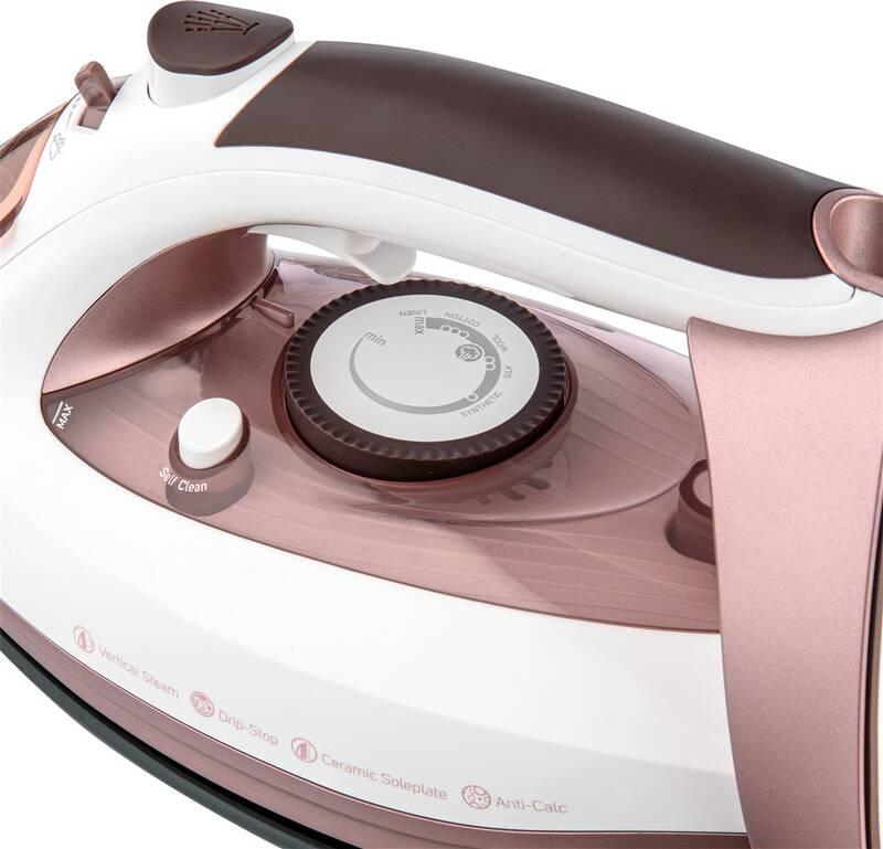 Žehlička Sencor SSI 3520RS bílá růžová