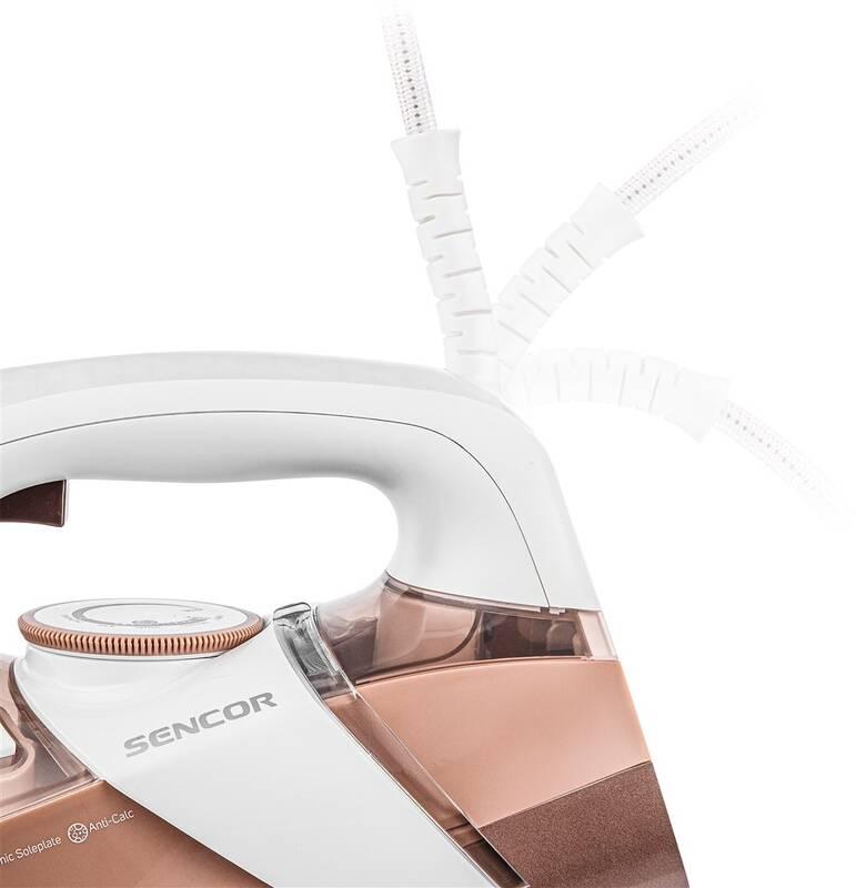 Žehlička Sencor SSI 8300RS bílá růžová