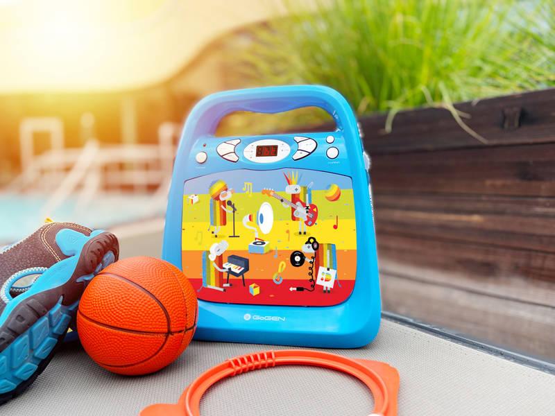 CD přehrávač GoGEN DÉČKO KARAOKE B modrý