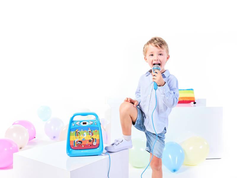 CD přehrávač GoGEN DÉČKO KARAOKE B modrý