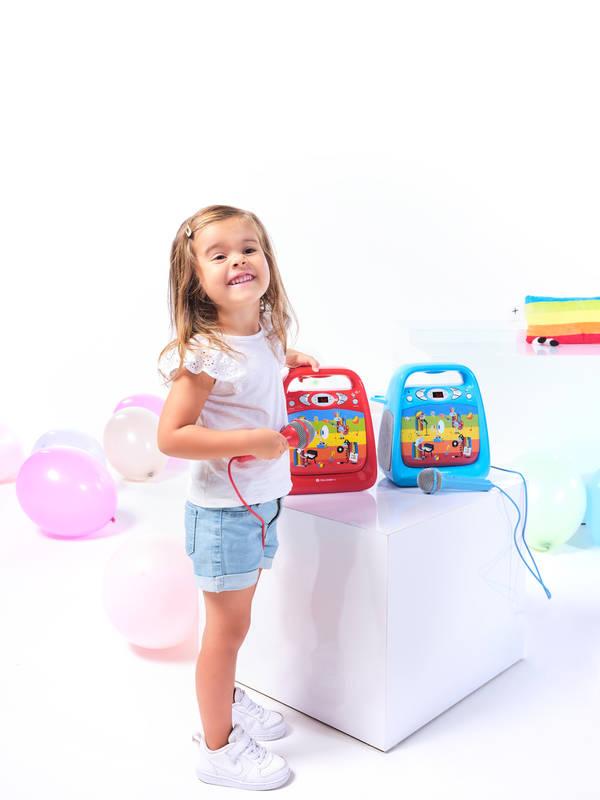 CD přehrávač GoGEN DÉČKO KARAOKE B modrý